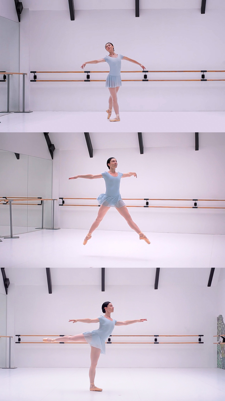 armelle ballet dancer stills from demo video recorded in toulouse france directed by lorenna martin