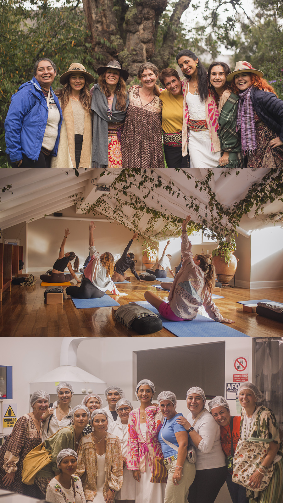 kaukawa women's cacao retreat in cusco photos by lorenna martin horizontal collage