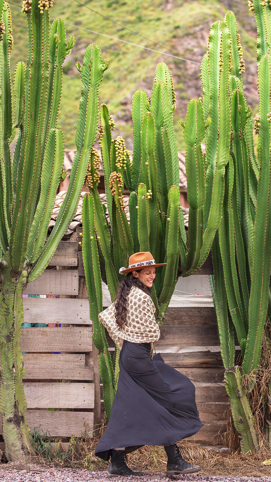 nicole photo shoot cactus sacred valley peru by lorenna martin